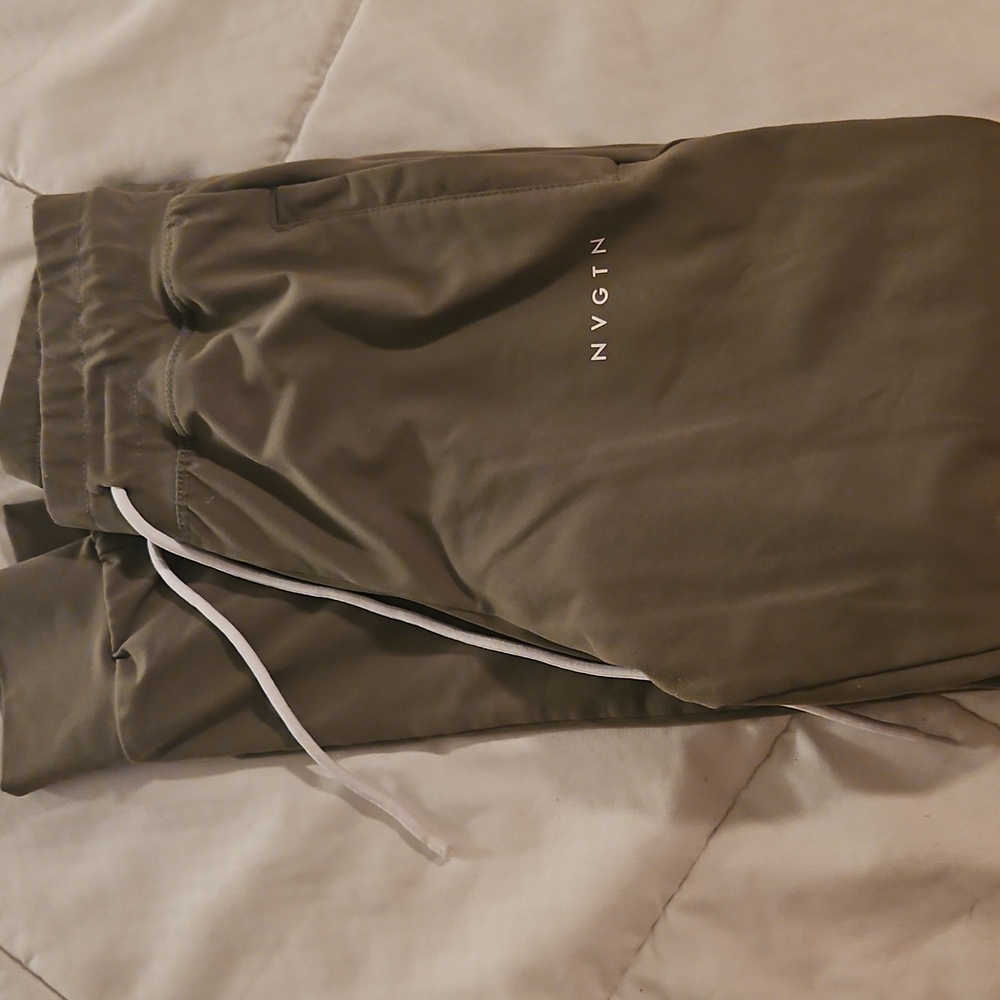NVGTN olive green joggers small